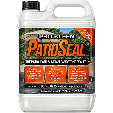 ProKleen Patio Sealer For Patios, Paths, Indian Sandstone, Slabs And More
